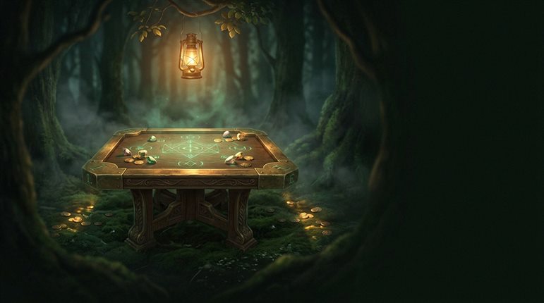 Modernes Casino-Interface auf Bildschirm